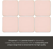 Pimpernel - Flossy Pink Coasters (Set of 6) Home & Kitchen