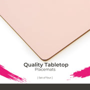 Pimpernel - Flossy Pink Placemats (Set of 4) Home & Kitchen