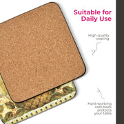 Pimpernel - Golden Pineapple Coasters (Set of 6) | 4 x 4 in Home & Kitchen