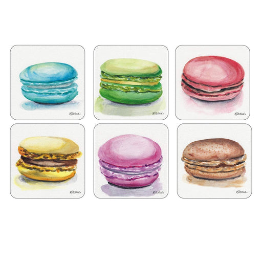 Pimpernel - Macarons Coasters (Set of 6) | 4 x 4 in Home & Kitchen