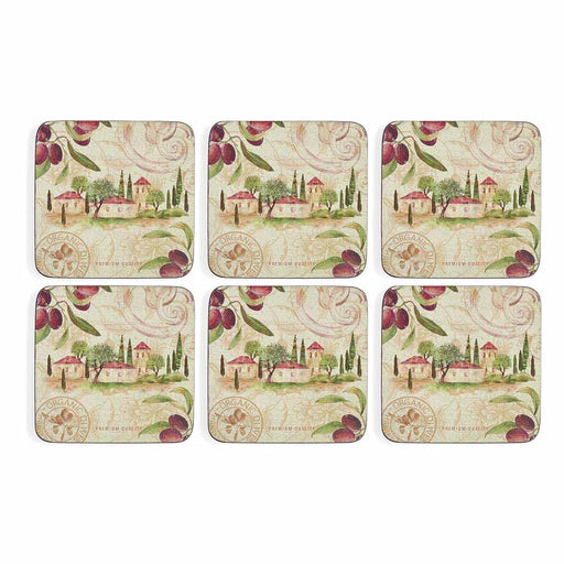 Pimpernel - OLIVE ORCHARD COASTERS S/6 Home & Kitchen