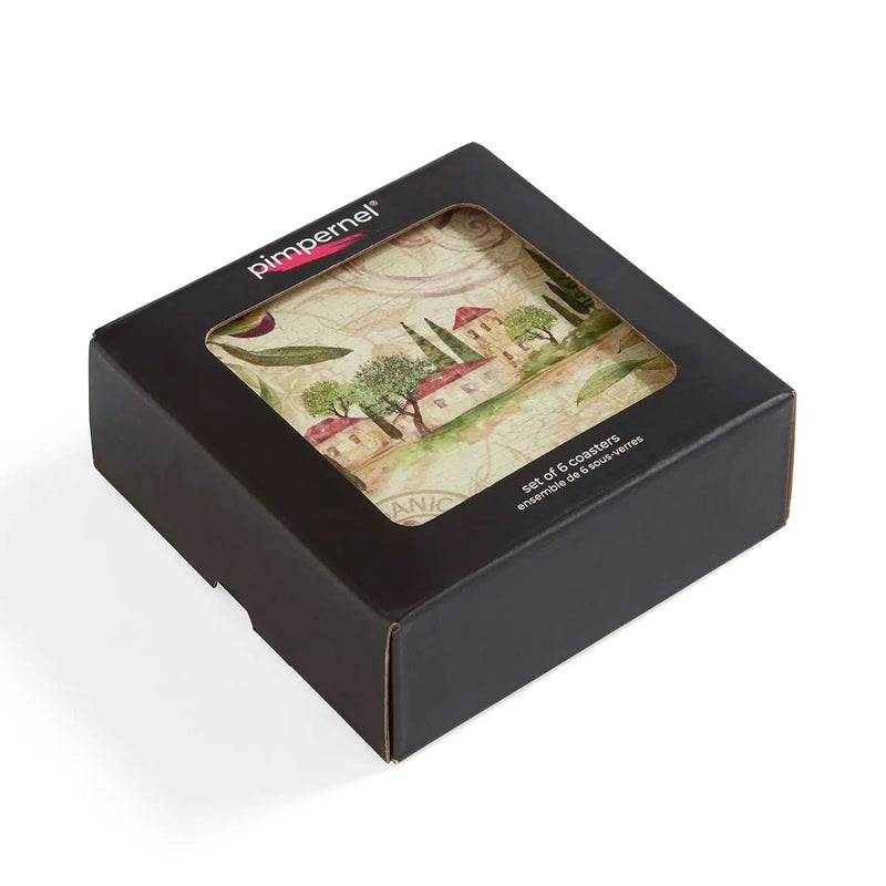 Pimpernel - OLIVE ORCHARD COASTERS S/6 Home & Kitchen