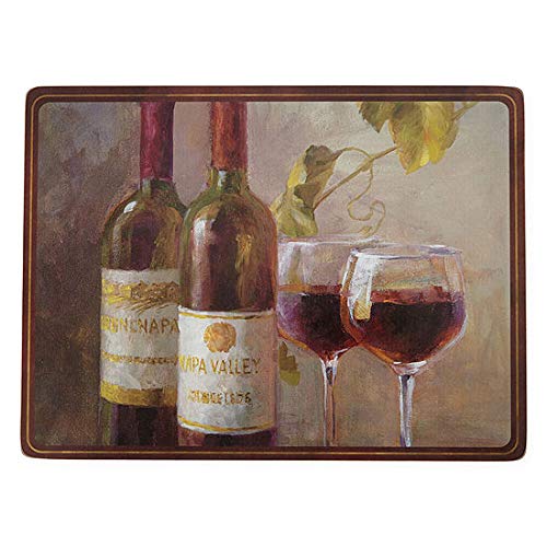 Pimpernel - Opening the Wine Placemat (Set of 4) | 16 x 12 in Home & Kitchen
