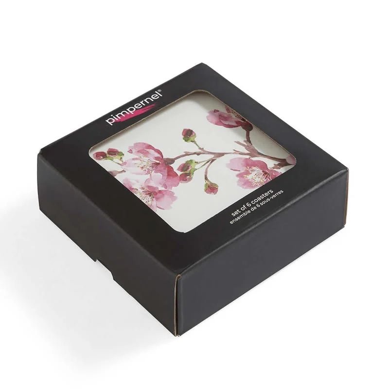 Pimpernel - PINK BLOSSOM COASTERS S/6 Home & Kitchen