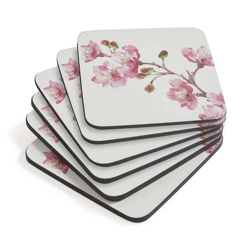 Pimpernel - PINK BLOSSOM COASTERS S/6 Home & Kitchen