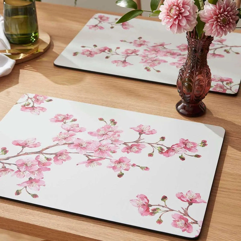 Pimpernel - PINK BLOSSOM MATS S/4 Home & Kitchen