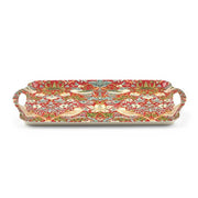 Pimpernel - Strawberry Thief, Red Large Handled Melamine Tray Home & Kitchen