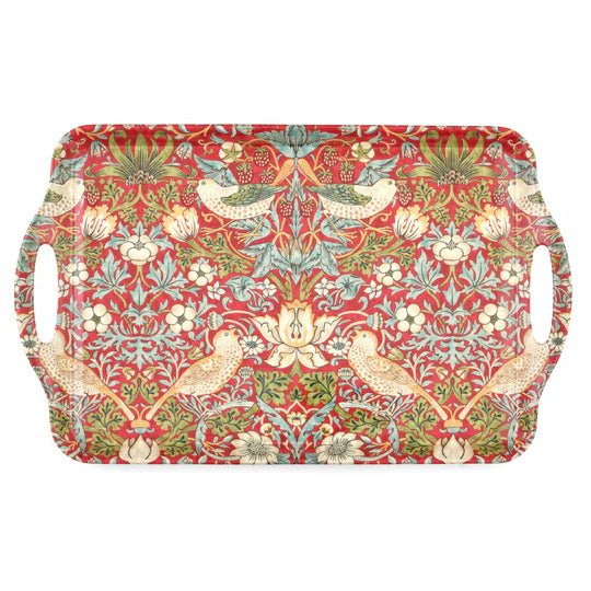 Pimpernel - Strawberry Thief, Red Large Handled Melamine Tray Home & Kitchen