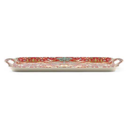 Pimpernel - Strawberry Thief, Red Large Handled Melamine Tray Home & Kitchen