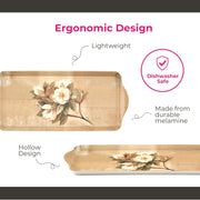 Pimpernel - Sugar Magnolia - Sandwich Tray | 15.1 x 6.5 in Home & Kitchen