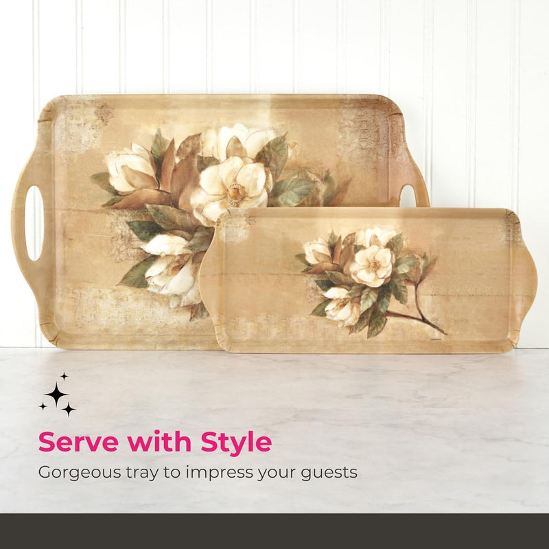 Pimpernel - Sugar Magnolia - Sandwich Tray | 15.1 x 6.5 in Home & Kitchen