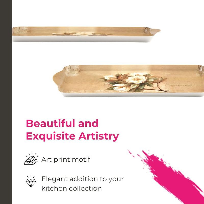 Pimpernel - Sugar Magnolia - Sandwich Tray | 15.1 x 6.5 in Home & Kitchen