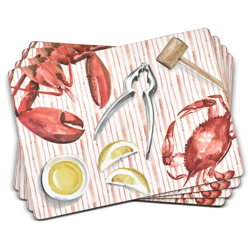 Pimpernel - Summer Feast Placemats (Set of 4) | 15.7 x 11.7 in Home & Kitchen