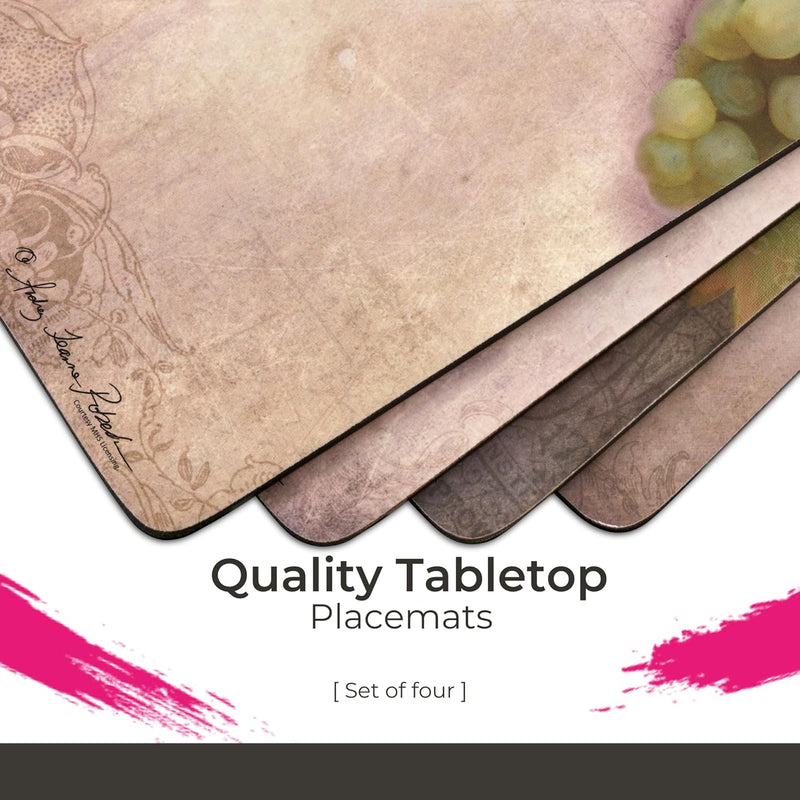 Pimpernel - Tuscan Vineyard placemat (Set of 4) | 16 x 12 in Home & Kitchen