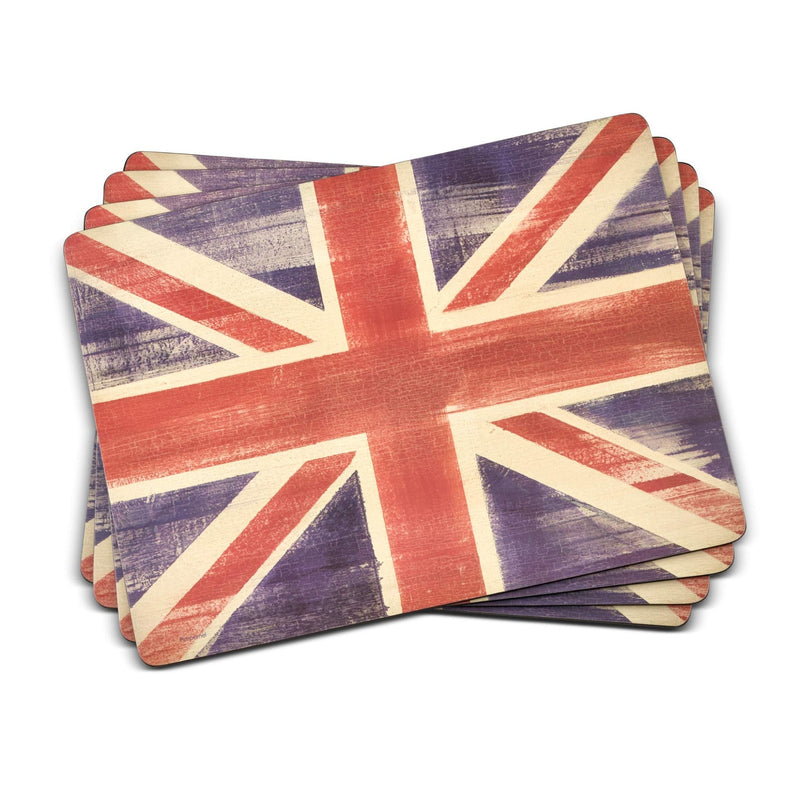 Pimpernel - Union Jack Flag - Union Jack Placemats (Set of 4) | 15.7 x 11.7 in Home & Kitchen