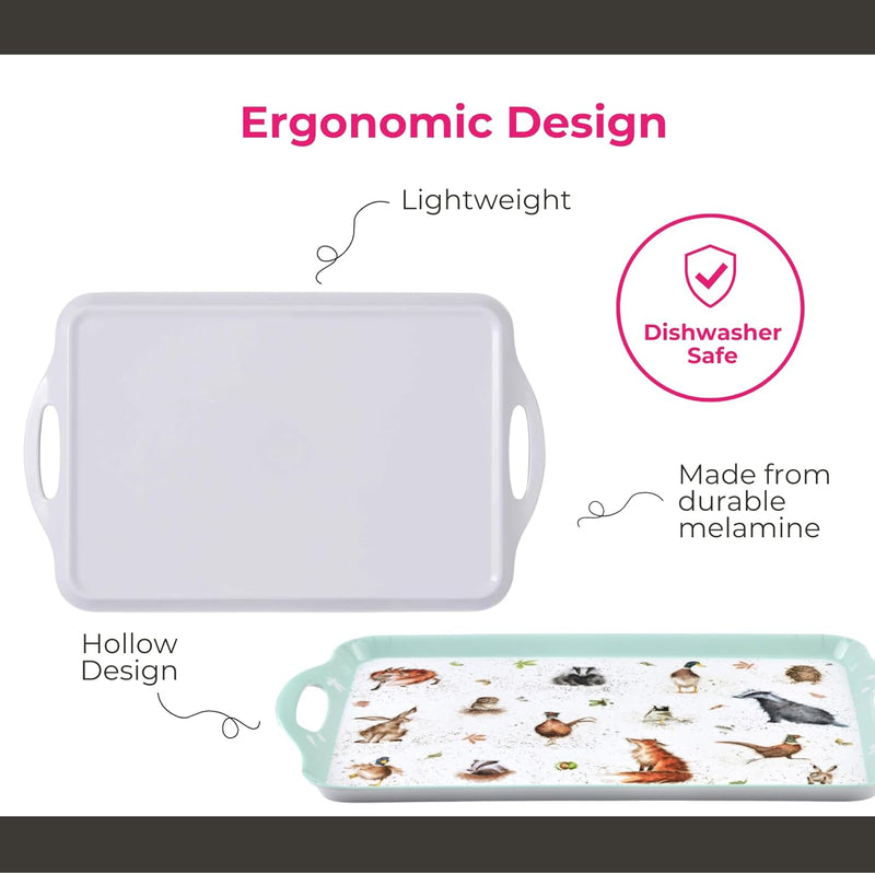 Pimpernel - Wrendale DESIGNS - Large Tray | 18.9 x 11.6 in Home & Kitchen