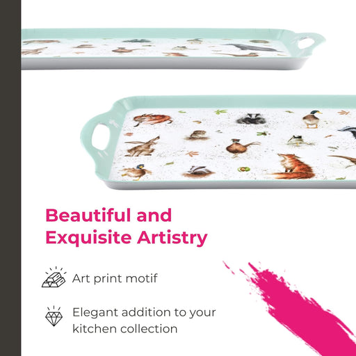 Pimpernel - Wrendale DESIGNS - Large Tray | 18.9 x 11.6 in Home & Kitchen