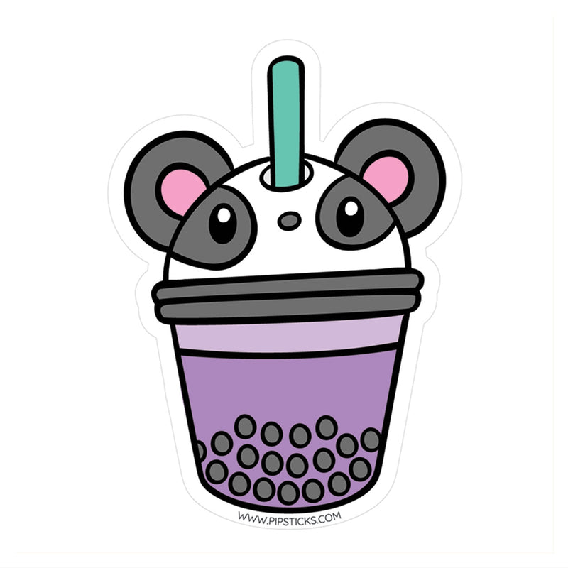 PIPSTICKERS - Boba Panda Vinyl Electronics