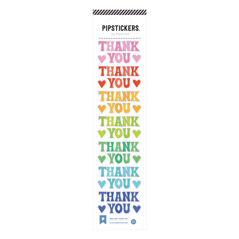 PIPSTICKERS - Brilliant Thank You Arts & Entertainment