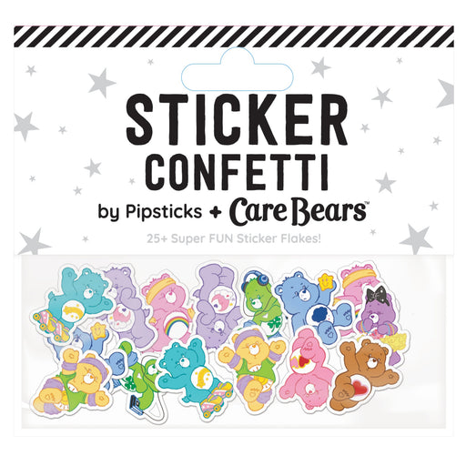 PIPSTICKERS - Care Bears Playtime Sticker Confetti Arts & Entertainment