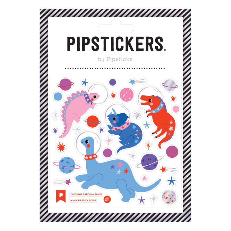 PIPSTICKERS - Dinosaur Through Space Arts & Entertainment