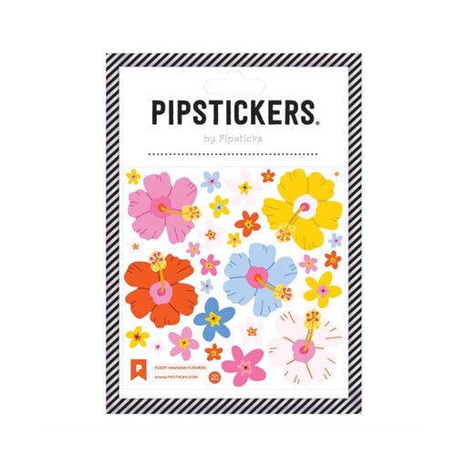PIPSTICKERS - Fuzzy Hawaiian Flowers Arts & Entertainment