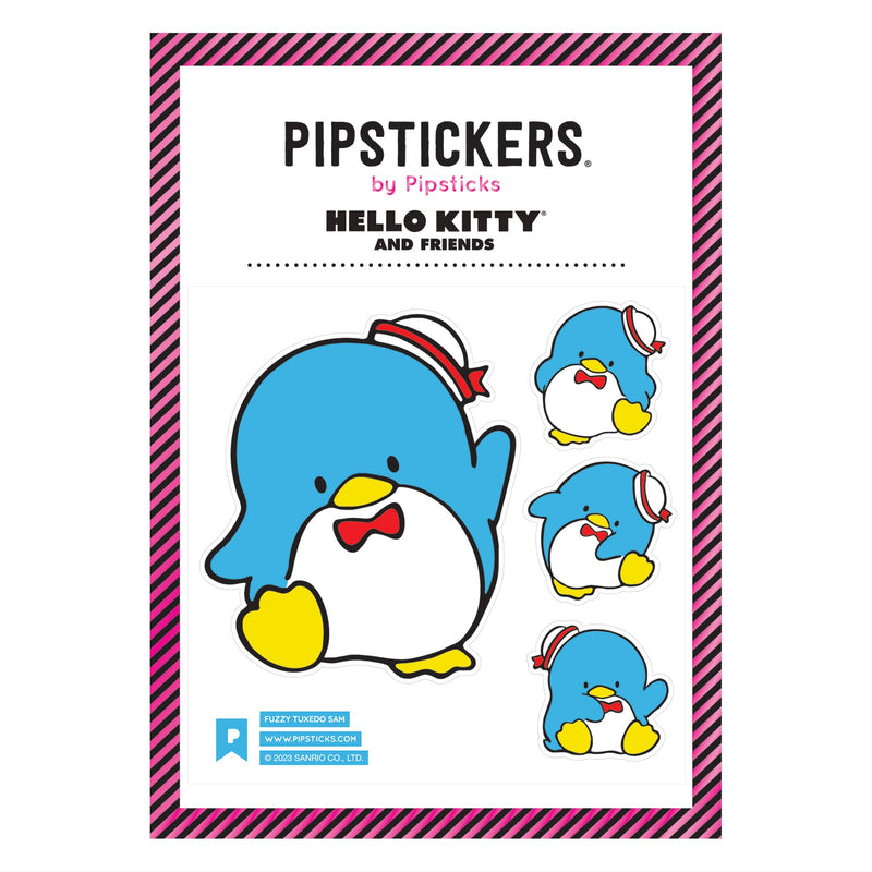 PIPSTICKERS - Fuzzy Tuxedo Sam Arts & Entertainment