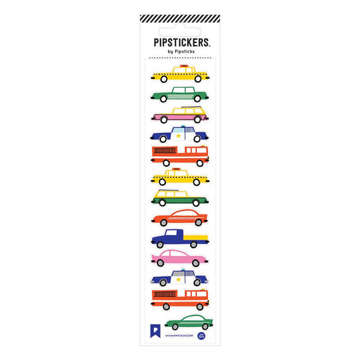 PIPSTICKERS - Fuzzy Vehicles (2"x8") Arts & Entertainment
