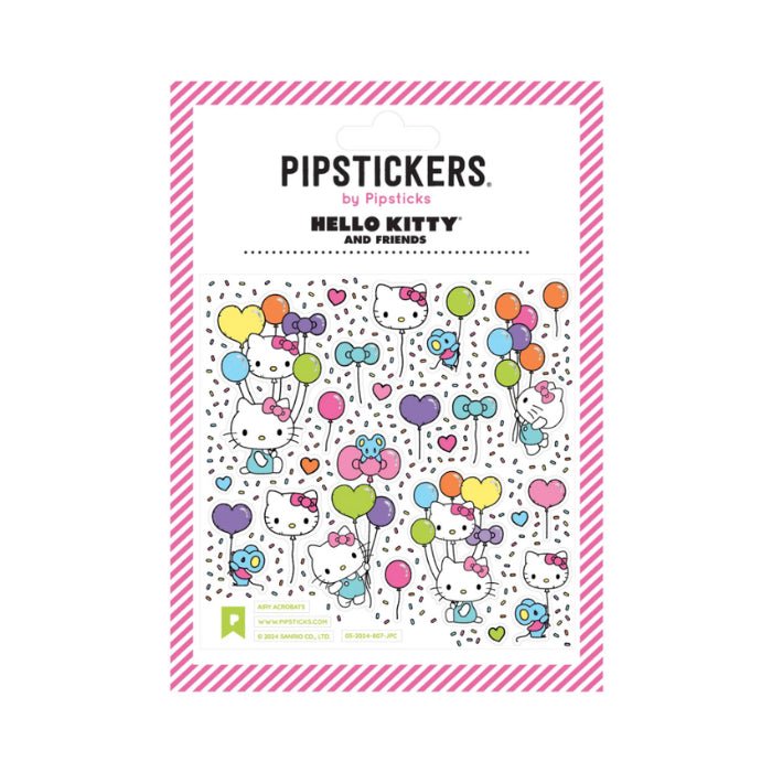 PIPSTICKERS - Hello Kitty Airy Acrobats 4x4 Arts & Entertainment