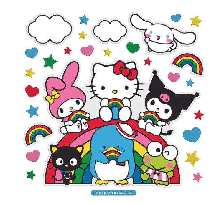 PIPSTICKERS - Hello Kitty And Friends Rainbow Pals Super Big Puffy Arts & Entertainment