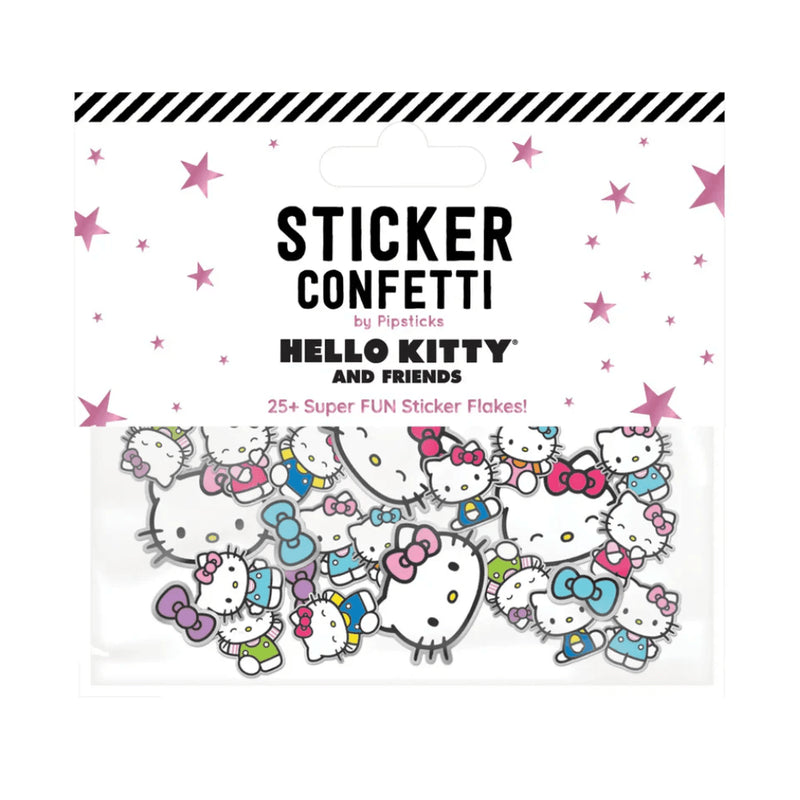 PIPSTICKERS - Hello Kitty Color Me Happy Sticker Confetti Arts & Entertainment
