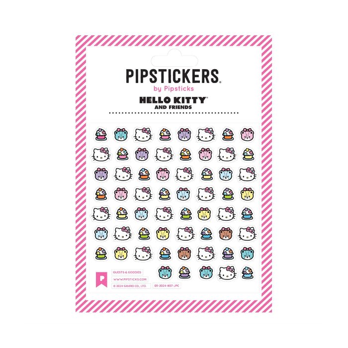 PIPSTICKERS - Hello Kitty Guests & Goodies 4x4 Arts & Entertainment
