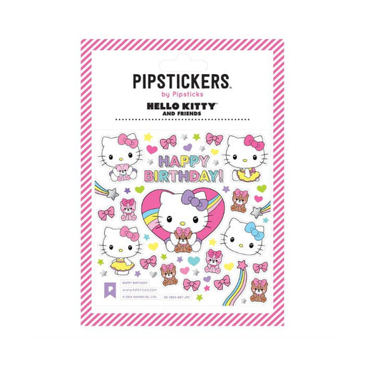 PIPSTICKERS - Hello Kitty Happy Birthday 4x4 Arts & Entertainment
