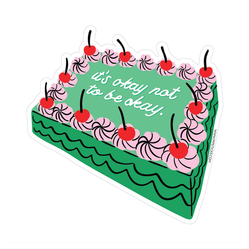 PIPSTICKERS - It's Okay Cake Vinyl Electronics