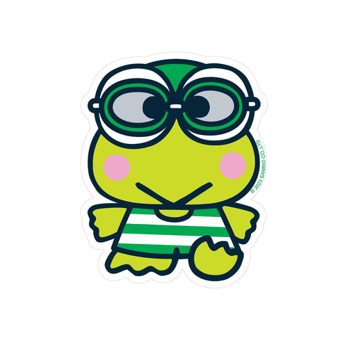 PIPSTICKERS - Keroppi Pro Swimmer Vinyl Arts & Entertainment