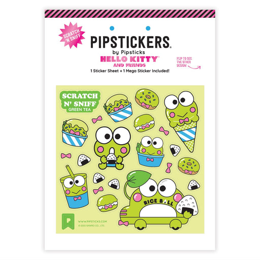 PIPSTICKERS - Keroppi Tea Buggy Scratch 'n Sniff Arts & Entertainment