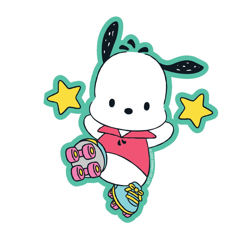 PIPSTICKERS - Pochacco Roller Skate Vinyl Arts & Entertainment