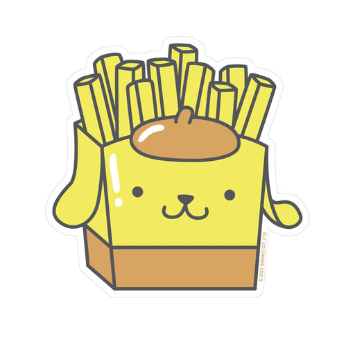 PIPSTICKERS - Pompompurin Fries Vinyl Electronics