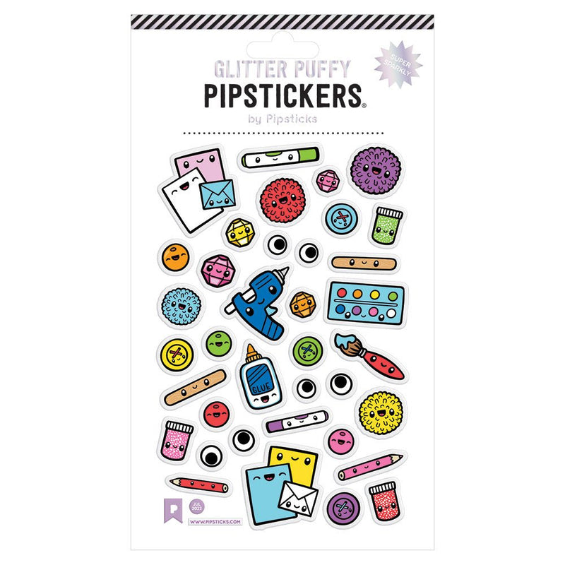 PIPSTICKERS - Puffy Crafting Buddies Arts & Entertainment