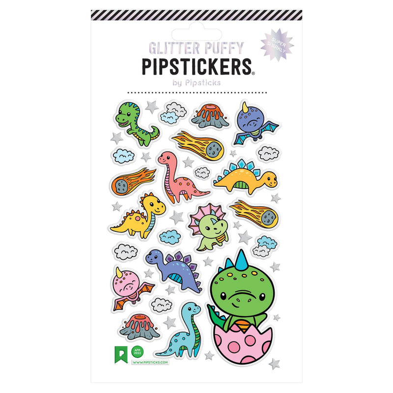 PIPSTICKERS - Puffy Little Dinosaurs Arts & Entertainment