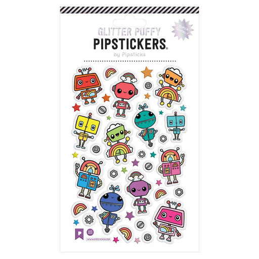 PIPSTICKERS - Puffy Radiant Robots Arts & Entertainment