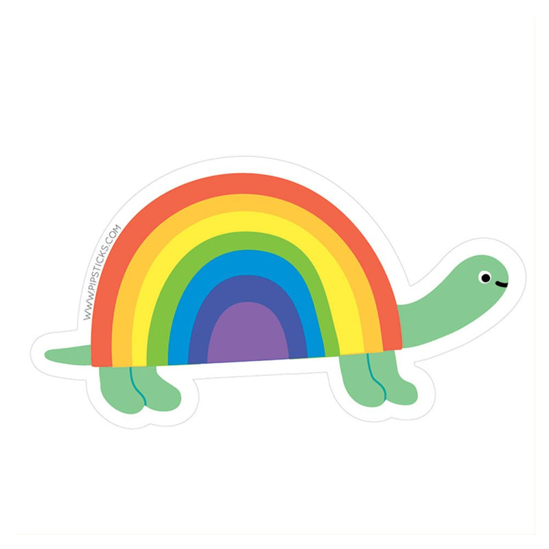 PIPSTICKERS - Rainbow Turtle Vinyl Electronics