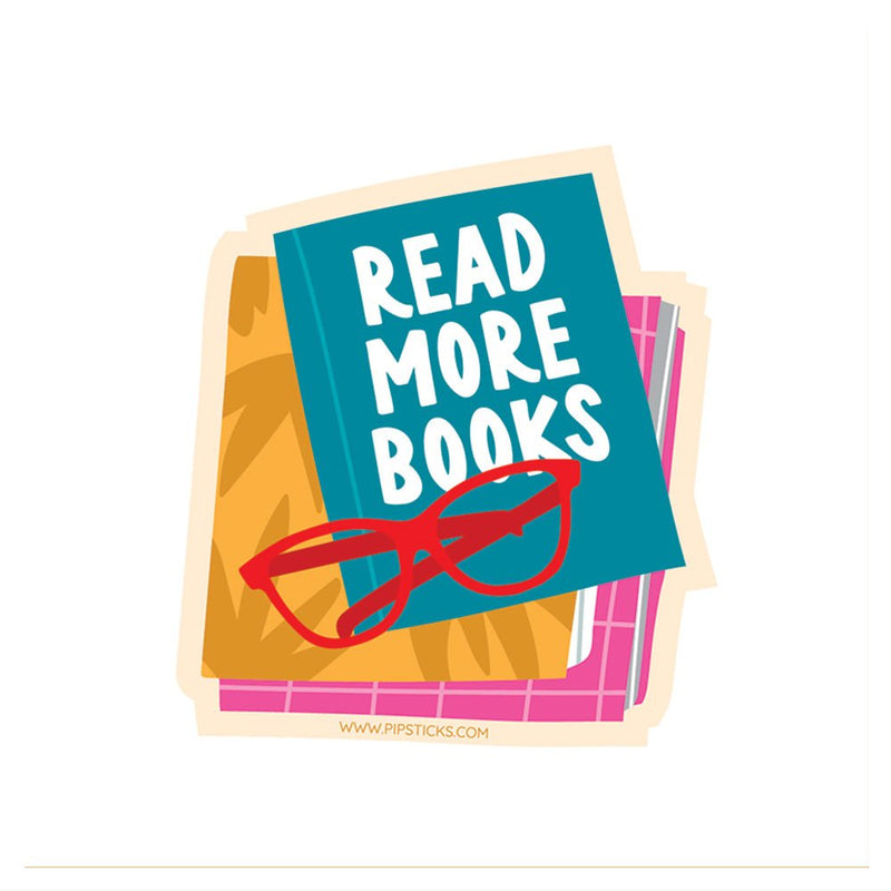 PIPSTICKERS - Read More Books Vinyl Electronics