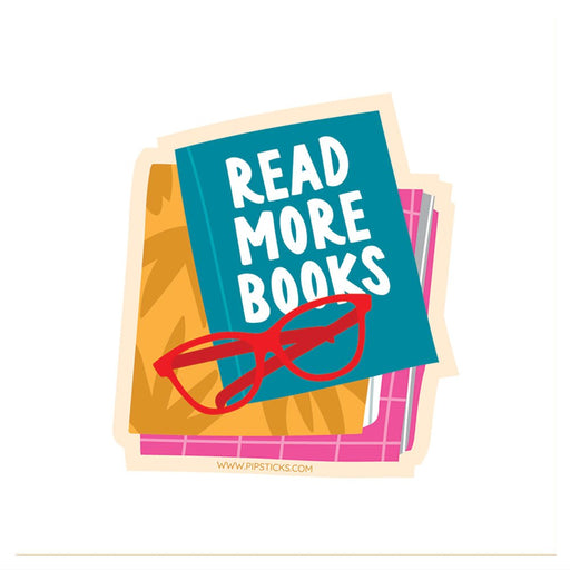 PIPSTICKERS - Read More Books Vinyl Electronics