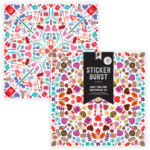 PIPSTICKERS - Sealed With A Kiss Sticker Burst Arts & Entertainment
