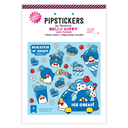 PIPSTICKERS - Tuxedo Sam Treat Trolley Scratch 'n Sniff Arts & Entertainment