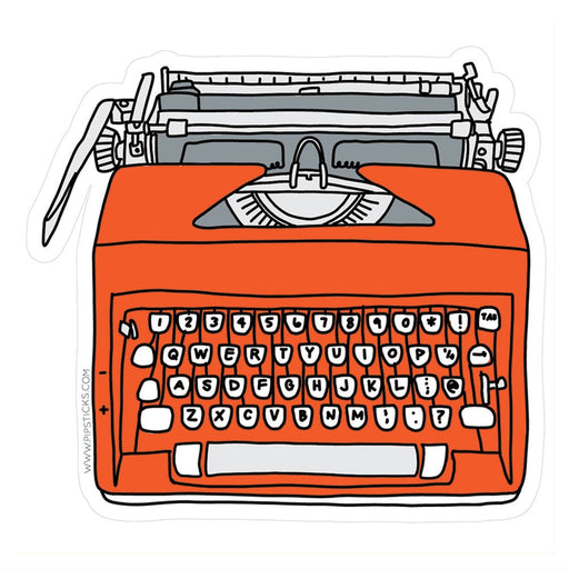 PIPSTICKERS - Typewriter Vinyl Electronics