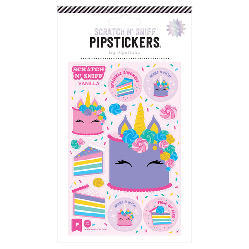 PIPSTICKERS - Unicorn Cake Scratch 'n Sniff Arts & Entertainment