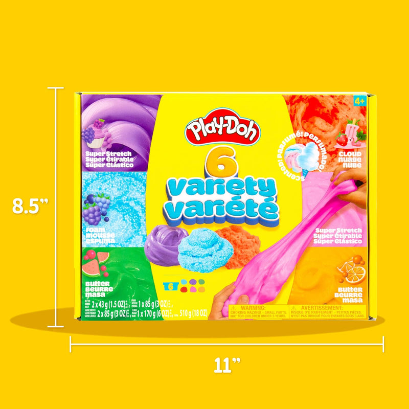 Play - Doh - Multi Scented - SUPER STRETCH - 6pc VARIETY PACK Toys & Games