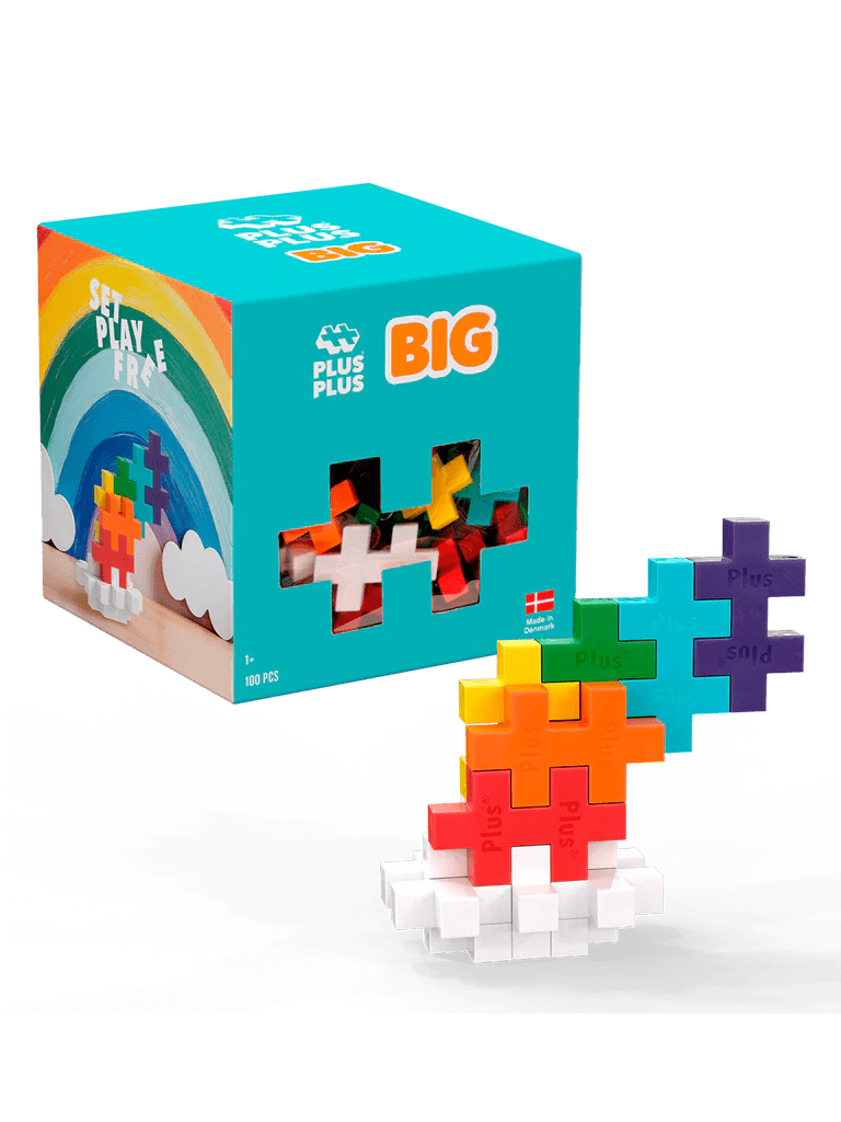 Plus - Plus - BIG - RAINBOW MIX - 100pcs Toys & Games